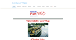 Desktop Screenshot of eriecanalvillage.com